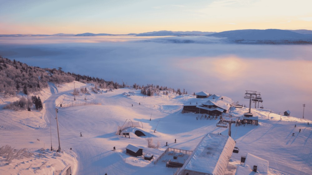 Åre in de winter.